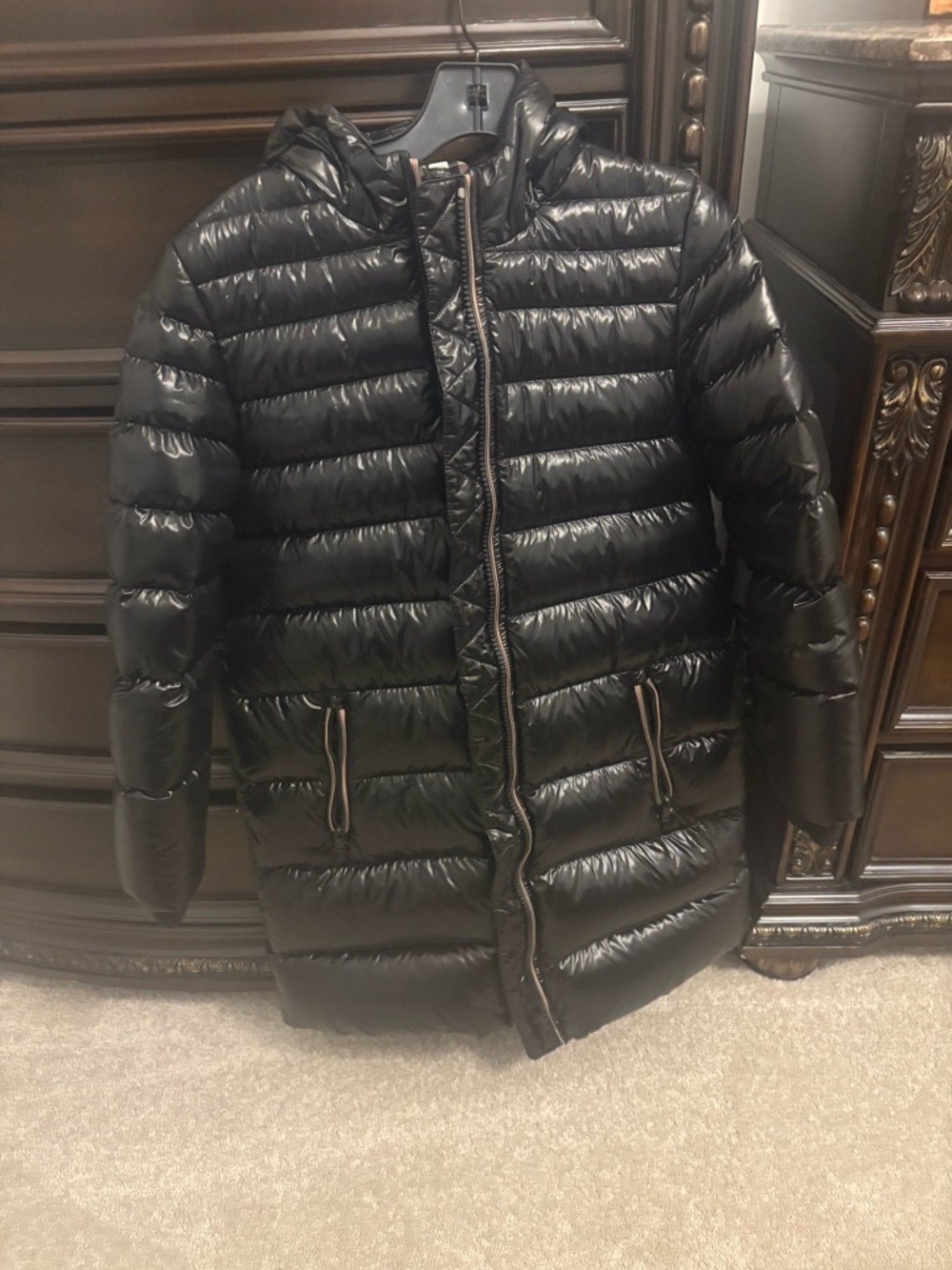 Burberry Black Quilted Puffer Jacket with Hood